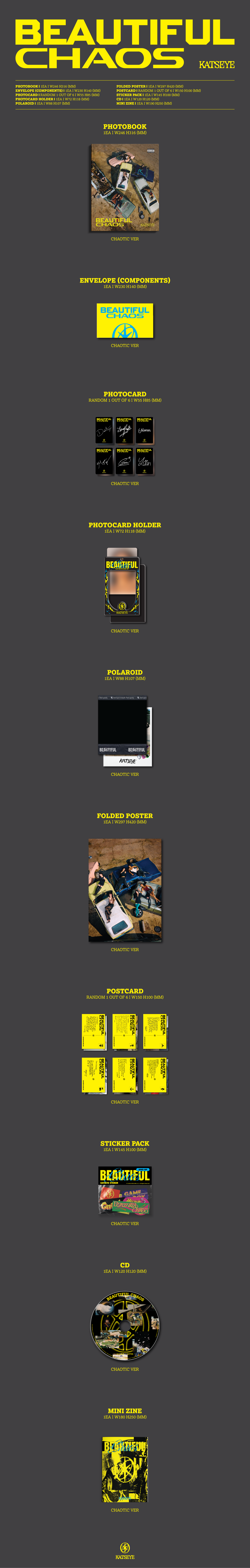 KATSEYE BEAUTIFUL CHAOS